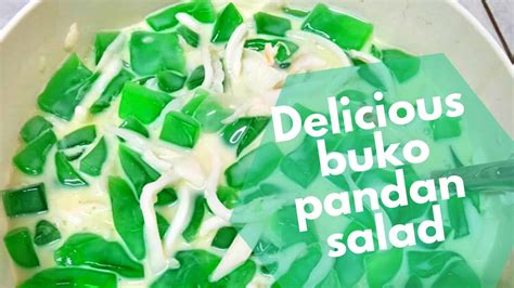 Buko Pandan Salad Recipe