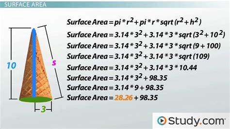 Volume of a Cone | Definition, Formula & Examples - Lesson | Study.com