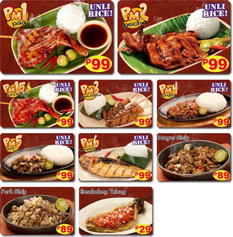 mang inasal : MANG INASAL MENU