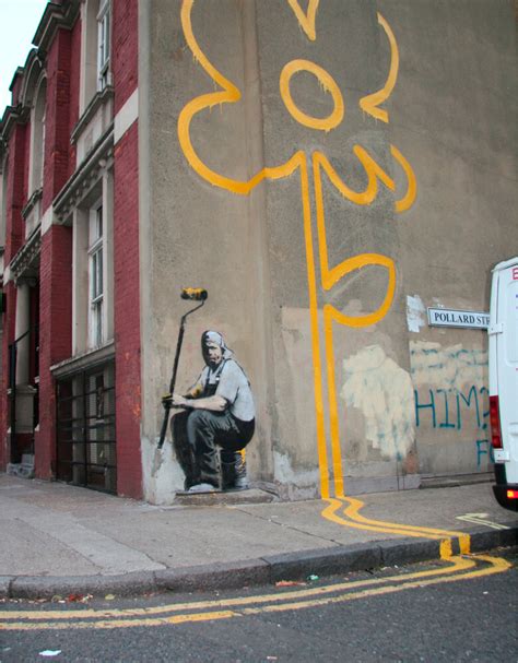 Banksy - Pollard Street Art Print by Panorama London | King & McGaw