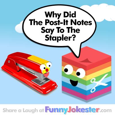 Funny Stapler Joke! Funny Jokes!