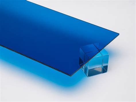 Dark Blue Transparent Acrylic Plexiglass Sheet – Canal Plastics Center