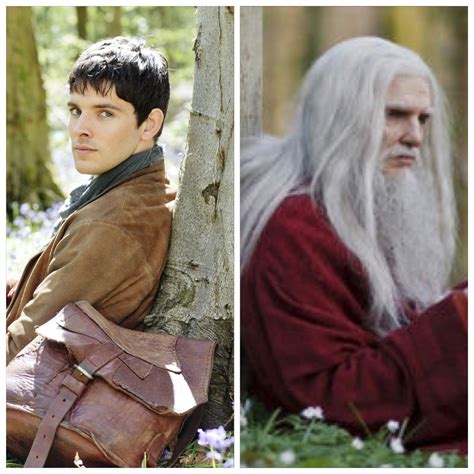 Young&old - Merlin on BBC Fan Art (34561383) - Fanpop