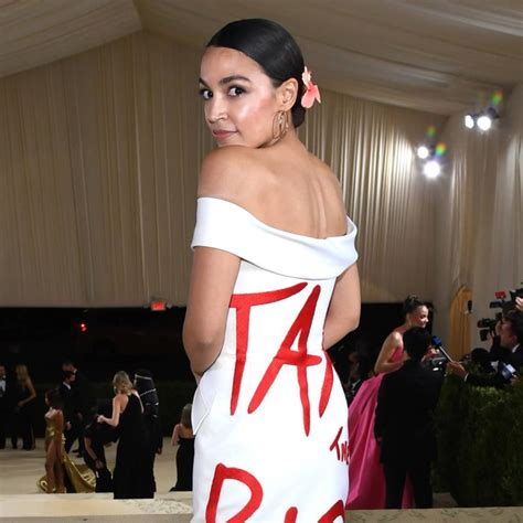 AOC Turned Around and Made the Ultimate Statement at Her First Met Gala: “Tax the Rich ...