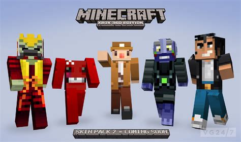 Minecraft Xbox 360 Skin Pack 2 due August 24 - VG247