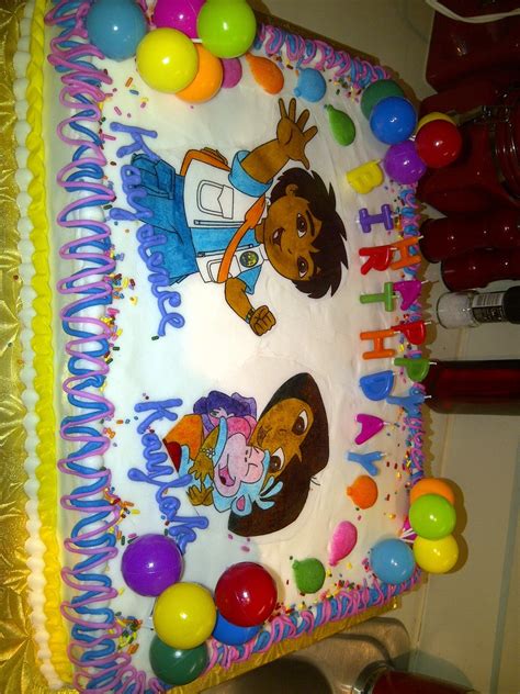 Dora & Diego Birthday - CakeCentral.com