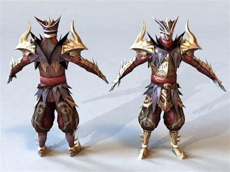 Ffxiv Dragoon Armor Free 3d Model - .Max, .Vray - Open3dModel