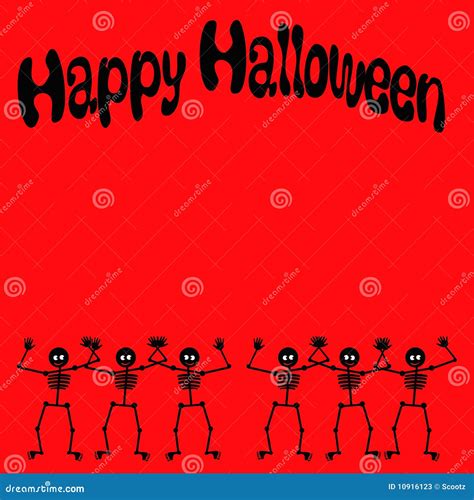 Halloween dancing skeleton stock illustration. Illustration of ...