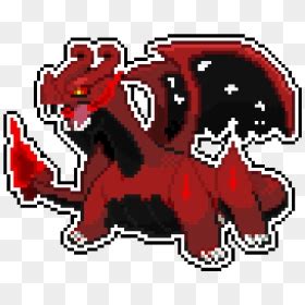 Salamence Sprite Png , Png Download - Pokemon Salamence Pixel Art ...