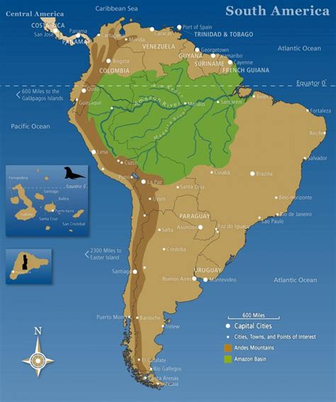 Chile andes mountains map - Map of Chile andes mountains (South America - Americas)