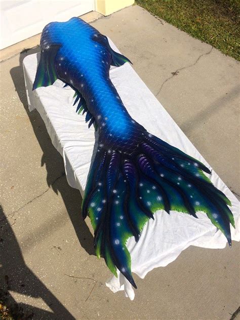 Realistic Mermaid Tails Blue