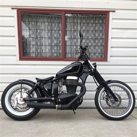 Finished Hayden’s Suzuki LS650 Bobber. This was the vision that he saw in his mind when he ...