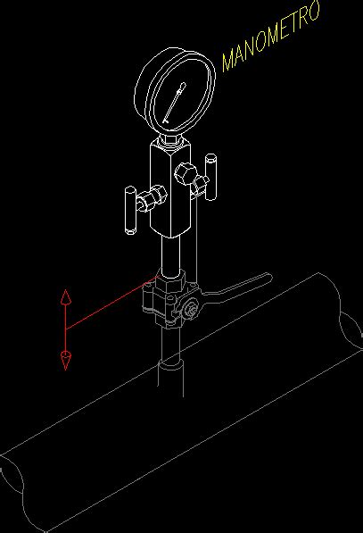 Pressure gauge In AutoCAD | CAD library