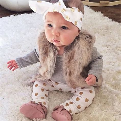 2017 New baby girl clothes baby clothing set s newborn clothes Long sleeve Fashion T shirt+pants ...