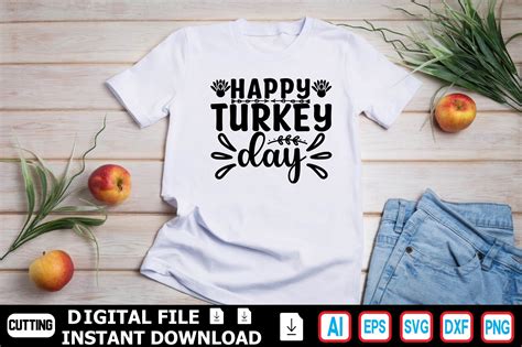 Happy Turkey Day Graphic by Mockup And Design Store · Creative Fabrica