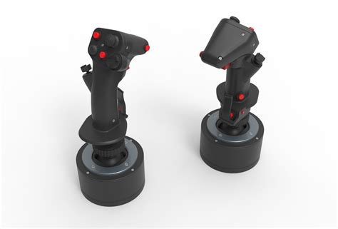 Aircraft control joystick 3D model | CGTrader