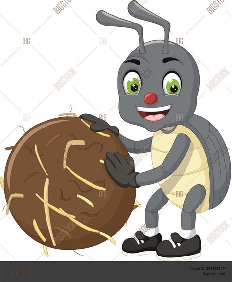 Funny Grey Dung Vector & Photo (Free Trial) | Bigstock