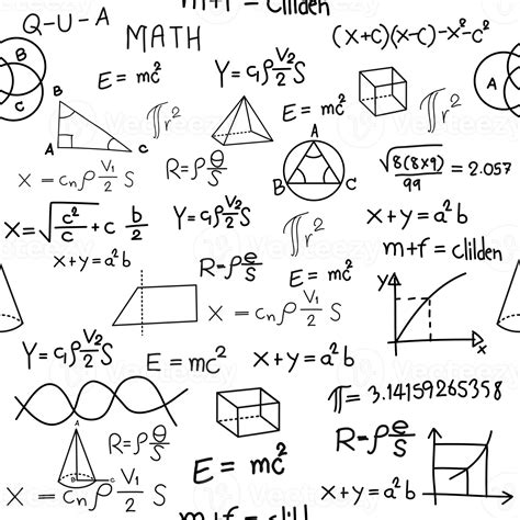 Hand drawn physic formulas Science knowledge education. Chem formula and physics , math formula ...