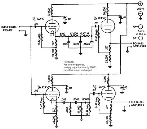 Electronic Crossover Schematic