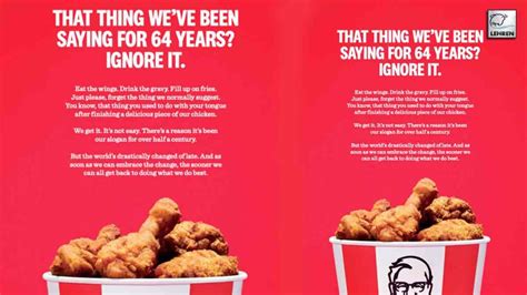 KFC Deletes Iconic Tagline In View Of COVID 19 Pandemic