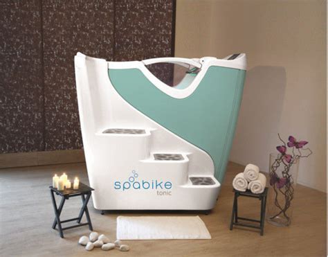 Lower limb hydromassage bathtub - Spa bike® Tonic - Dynamika - with exercise bike / with ...