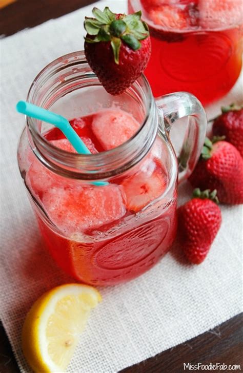 Watermelon Kool-Aid Punch with Strawberry Lemonade Cubes recipe | Chefthisup