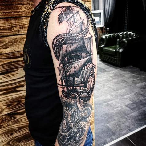 101 Awesome Kraken Tattoo Designs You Need To See! | Outsons | Men's Fashion Tips And Style ...