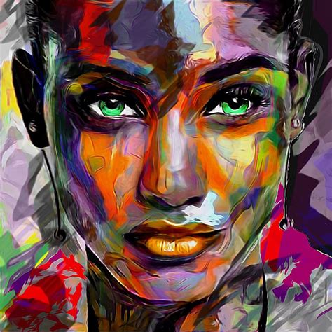 OVAB / Portrait 114/1 digital art | Peinture pop art, Art figuratif ...