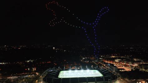 PUMAs colourful drone show presents initiative "Stronger Together" and ...