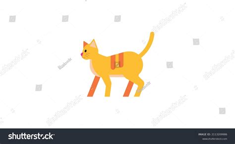 Cat Emoji Vector Flat Style Stock Vector (Royalty Free) 2113209986 ...