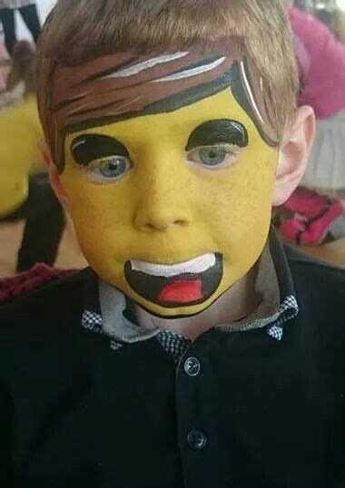 lego movie Face Painting For Boys, Face Painting Halloween, Face Painting Designs, Body Painting ...