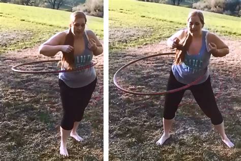 hula hoop exercise routine jump 3 - Ruby Hooping