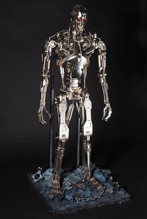 Boneco T-800 Endoskeleton: O Exterminador Do Futuro (The Terminator) (QS002) Escala 1/4 Hot Toys ...