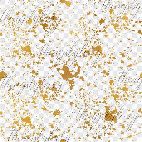 14 Seamless Gold Paint Splatter Overlay Images 300 Dpi Instant - Etsy