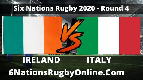 Ireland vs Italy Live Stream 2020 Round 4 | Match Replay