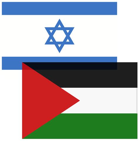 File:Israeli and Palestinian Flags.png