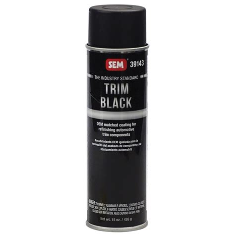 SEM® Trim Black Paint - 15 oz - TP Tools & Equipment