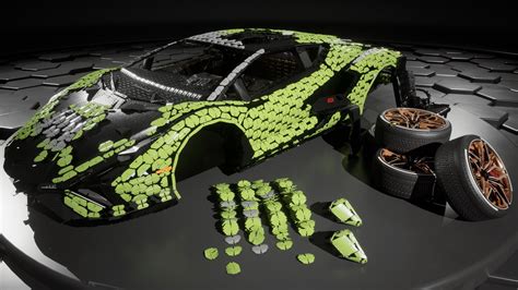 LEGO Technic Builds Epic Life-Size Lamborghini Sian FKP 37 Replica - autoevolution