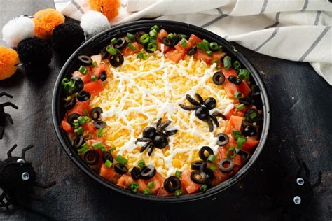 Halloween Taco Dip Recipe