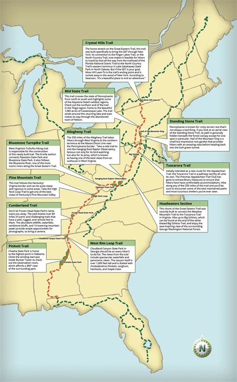 The Great Eastern Trail: The New A.T. | Appalachian trail, Appalachian trail map, Appalachian ...