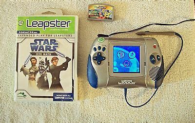 LeapFrog LeapSter L-Max Blue Handheld System and FREE EDUCATIONAL GAMES! | eBay