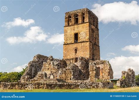 Ruins of Panama Viejo, UNESCO World Heritage Site Stock Photo - Image of culture, ruins: 115023130