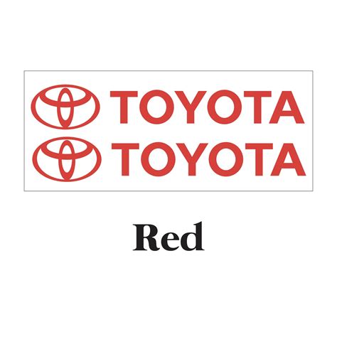 TOYOTA Car Decals / Vinyl Sticker / Bumper Sticker - Etsy