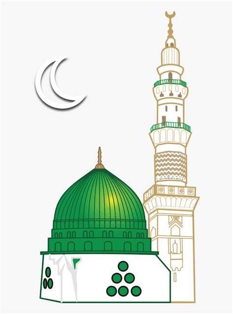 Masjid Al Nabawi Clipart, HD Png Download , Transparent Png Image - PNGitem