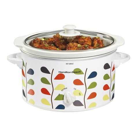 Hamilton Beach 33139 - Slow cooker - 3 qt - Walmart.com - Walmart.com