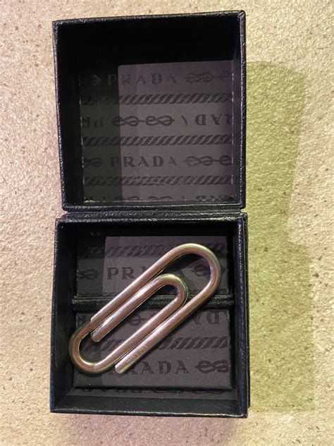 Prada - paperclip - Money clip - Catawiki