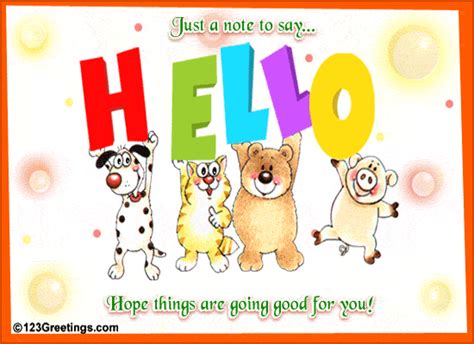 A Big Hello... Free Hello eCards, Greeting Cards | 123 Greetings