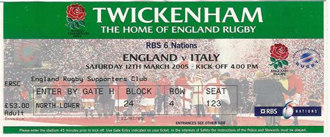 England rugby tickets - 6 Nations and Autumn Internationals