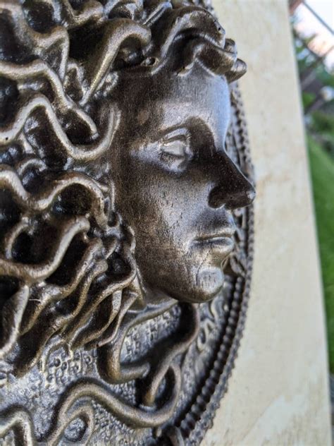 Medusa Gorgona wall decor Wall art medusa Fountain | Etsy