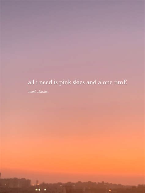 √ Pink Sky Quotes